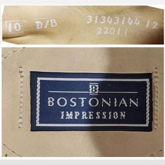 Vintage Bostonian Impression Men Size 10 Wingtip Black Dress Shoes main image 14